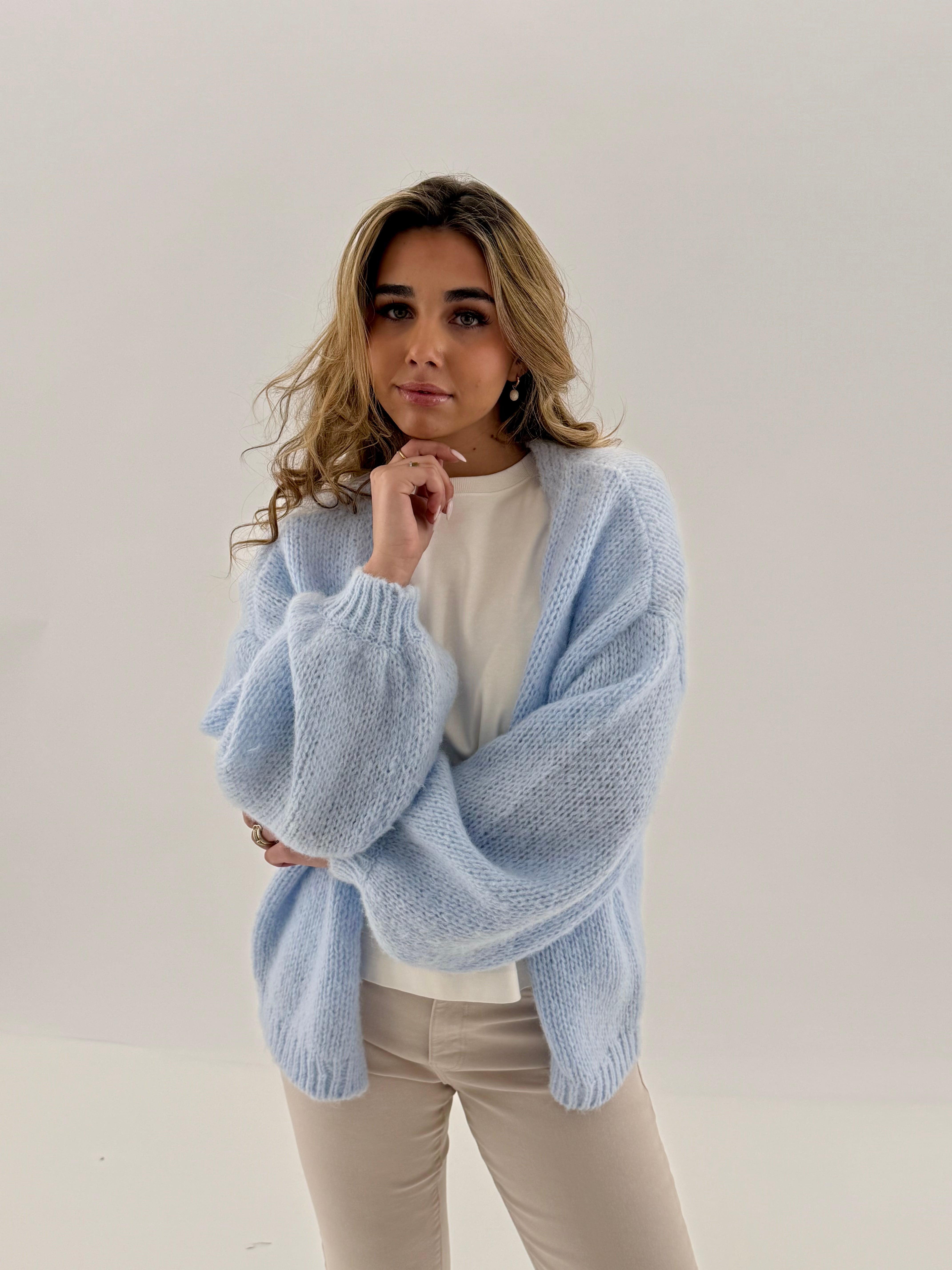 VMMAYBE Knit Cardigan - Cashmere Blue